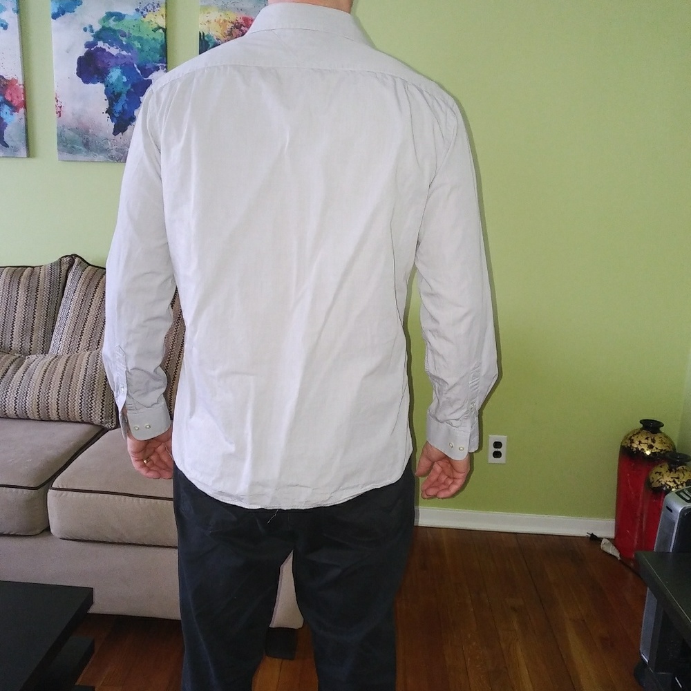 Tommy Hilfiger light gray shirt - Picture 3 of 4